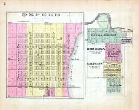 Oxford, Geuda Springs, Salt City, Kansas State Atlas 1887